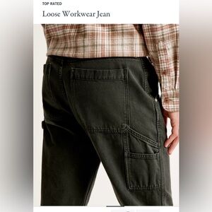 Abercrombie Men’s Loose Workwear Jeans (New/Unopened)